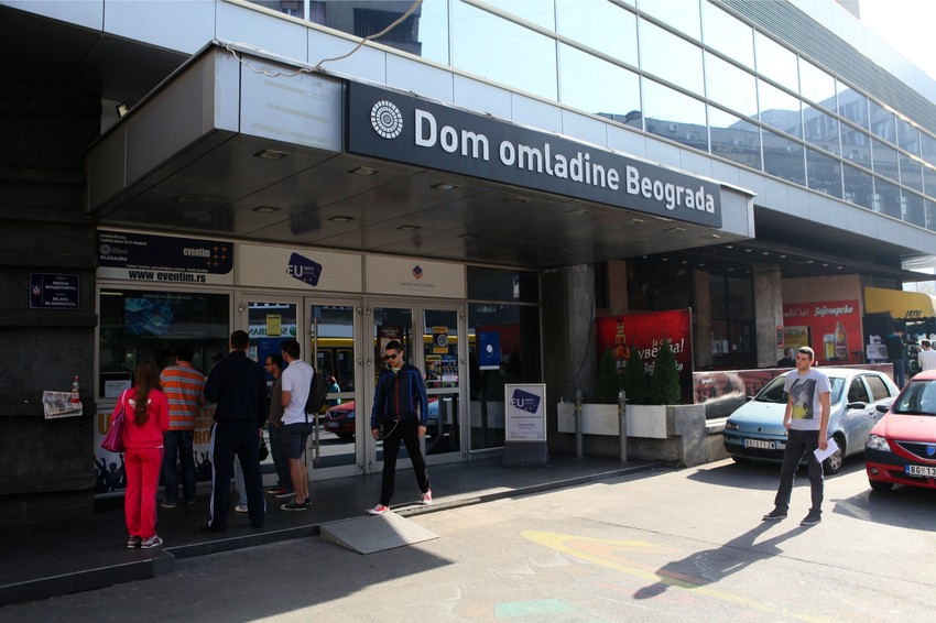 Deo koncerata u Domu omladine