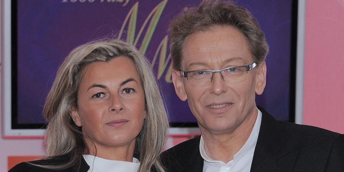 Jacek Borkowski z żoną Magdaleną
