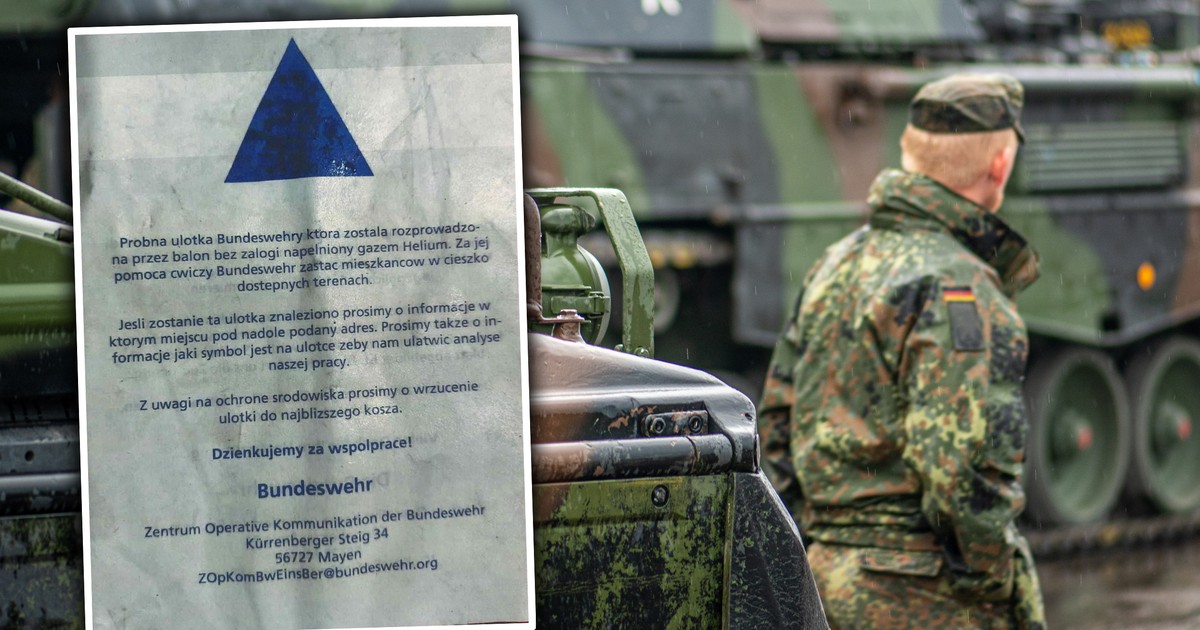 Tajemnicze ulotki nad Polską. Zrzucił je niemiecki bezzałogowiec