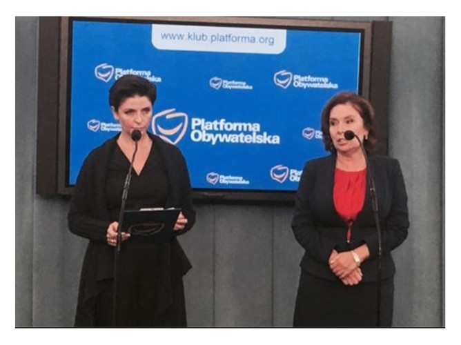 Joanna Mucha i Małgorzata Kidawa-Błońska