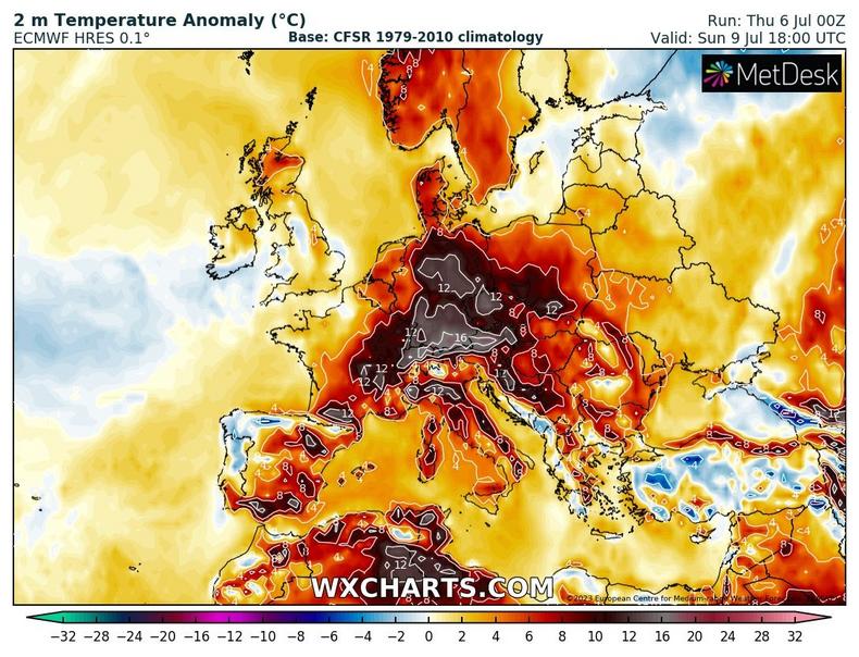 Temperatura w Polsce na początku tygodnia znacznie przekroczy normę