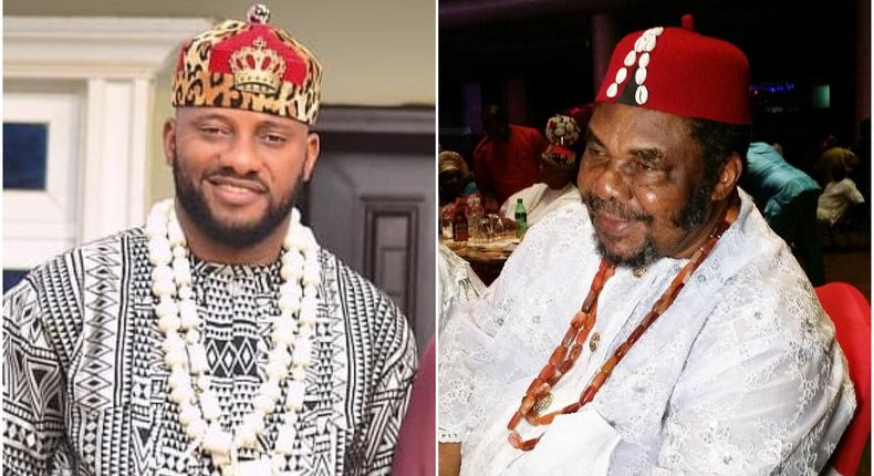 For many, they wondered how he was able to approach Pete Edochie, a highly respected and fierce-looking man. [Instagram/YulEdochie] [Instagram/PeteEdochie]