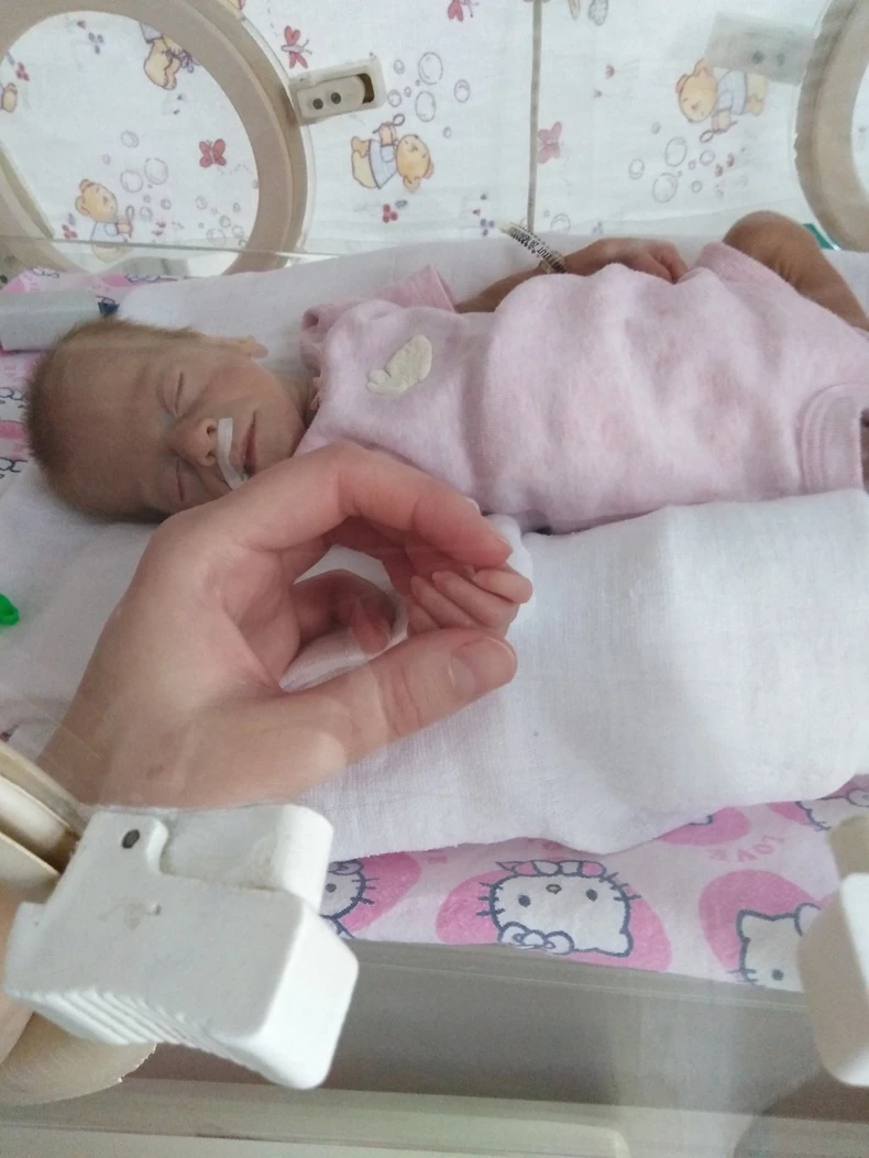 Helena posle rođenja