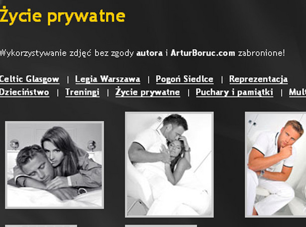 Boruc pokazał prywatne fotki z kochanką