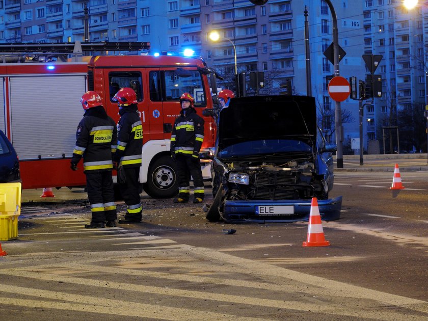 Łódź. Wypadek na Retkini