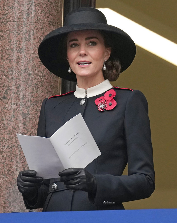 Kate Middleton w czasie obchodów Dnia Pamięci