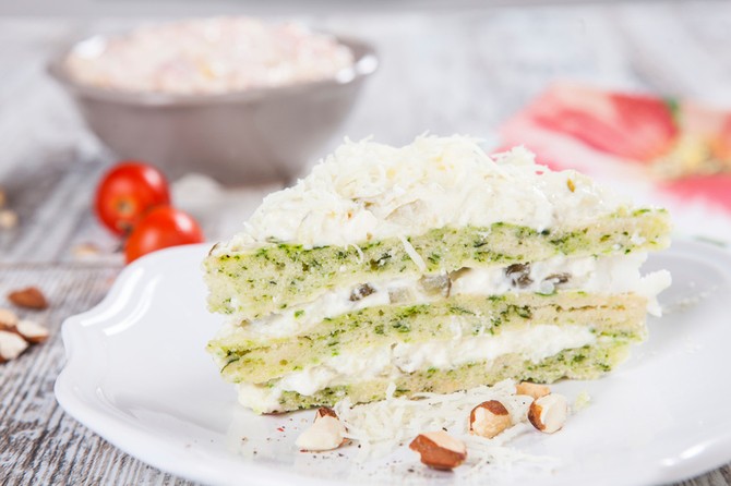 Posna spanać torta