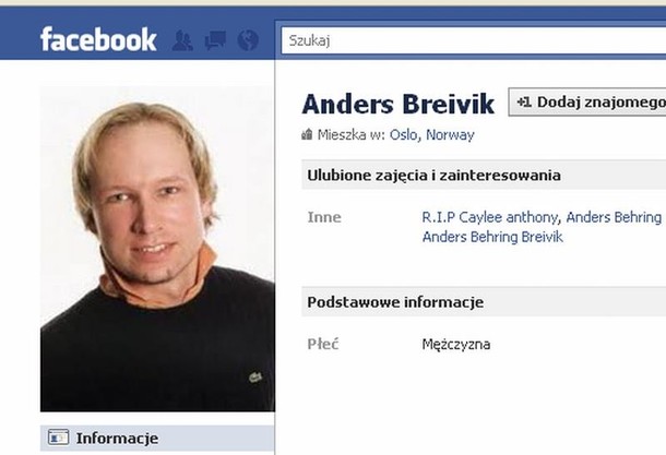 anders breivik zamachowiec z norwegii