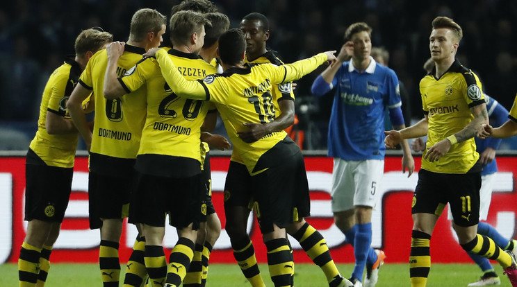 A Dortmund jutott a Német Kupa döntőjébe / Fotó: AFP