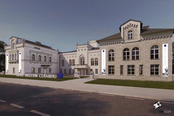 Muzeum Ceramiki w Bolesławcu w budynku dawnej szkoły. Tak będzie wyglądać