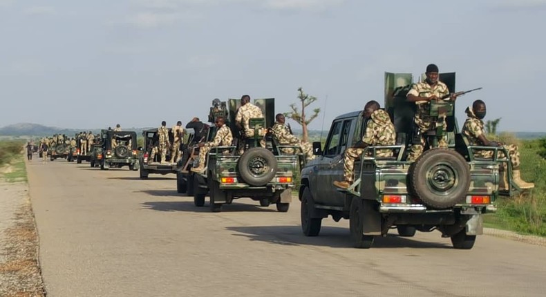 Nigerian soldiers [DHQ]