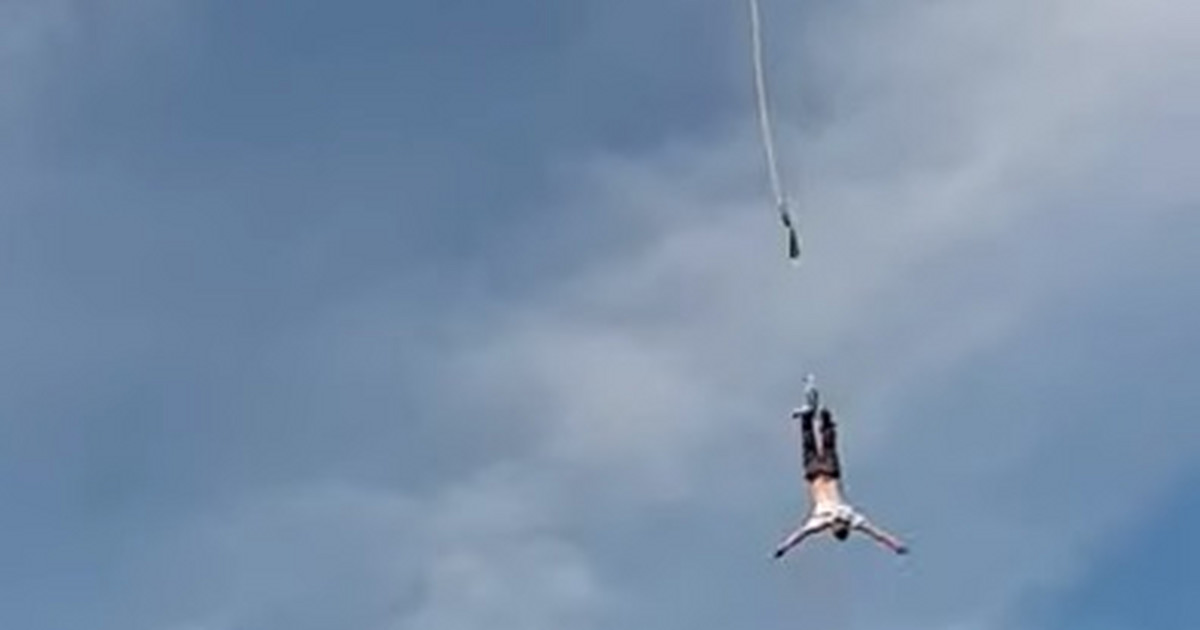 Wypadek w Gdyni. Podczas skoku na bungee mężczyźnie ...