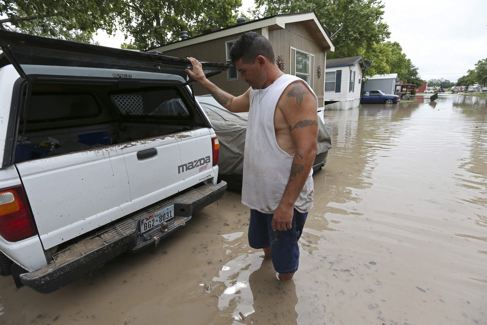 USA TEXAS FLOODING  (Flooding in Texas and Oklahoma)