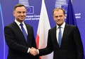 Andrzej Duda spotkał się z Donaldem Tuskiem w Brukseli 