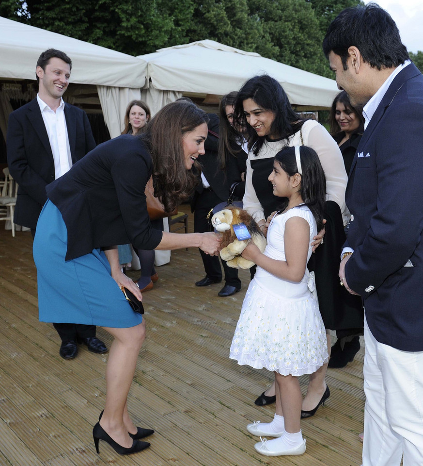 Księżna Catherine na przedstawieniu "Lew, czarownica i stara szafa" w Kensington Gardens on June