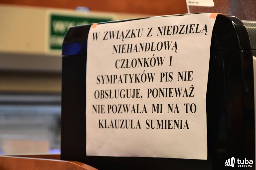 Klauzula sumienia w Żabce. „Klientów z PiS nie obsługujemy”