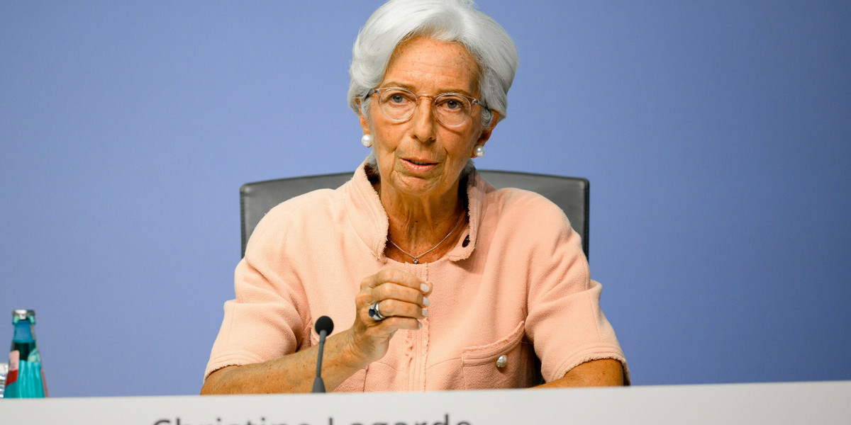 Christine Lagarde, kierująca od 2019 roku Europejskim Bankiem Centralnym