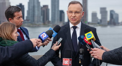 Andrzej Duda w Nowym Jorku. "Rozmawialiśmy o dwóch kryzysach"