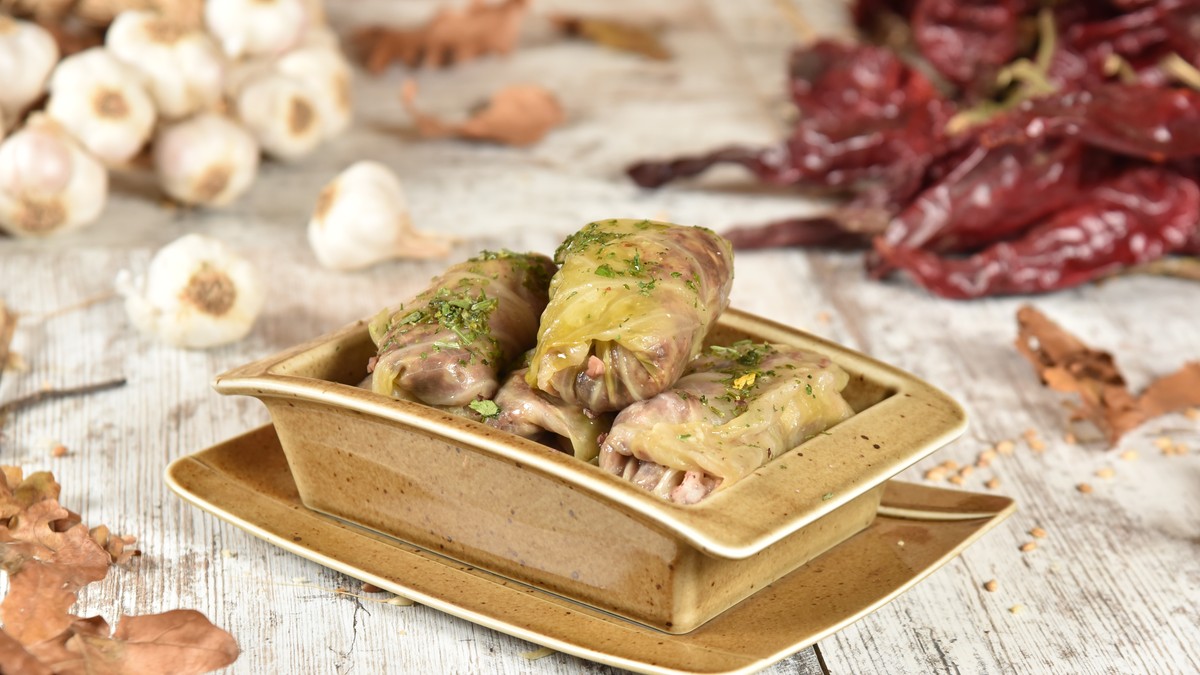 Posna sarma sa leblebijama