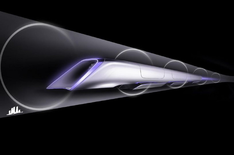 Hyperloop - wizualizacja kapsuły Fot. Teslamotors.com