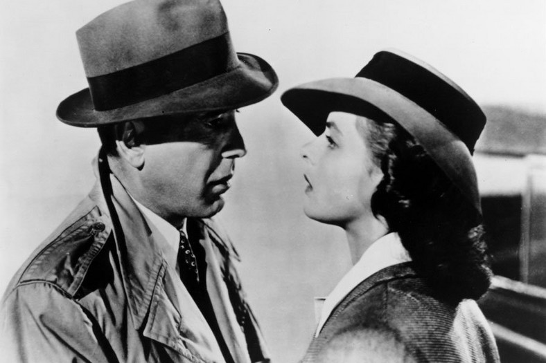 Ingrid Bergman i Humphrey Bogart w filmie "Casablanca"