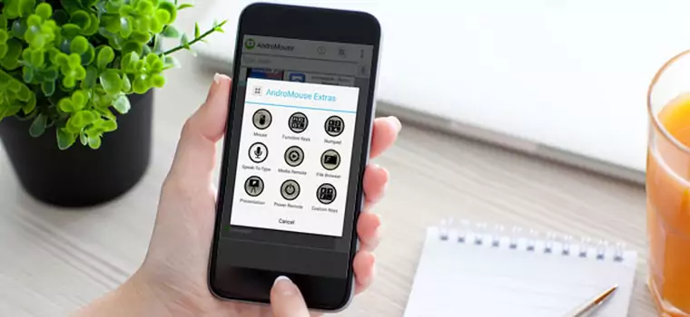AndroMouse Free – smartfon pilotem do komputera