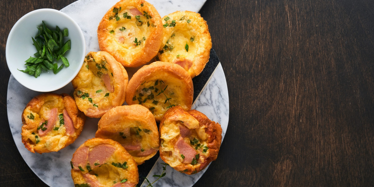 Wytrawne muffinki z ziemniaków mogą być lunchem, imprezową przekąską lub kolacją.