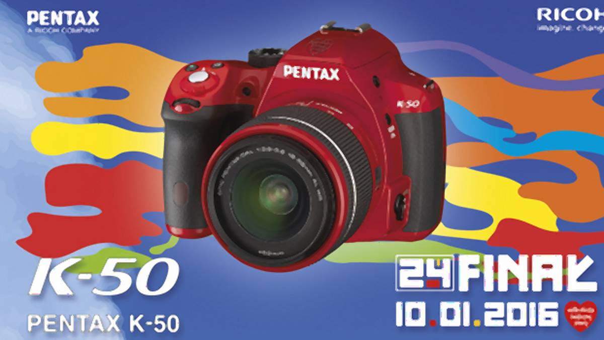 Pentax K-50 z serduszkiem - specjalna edycja lustrzanki dla WOŚP