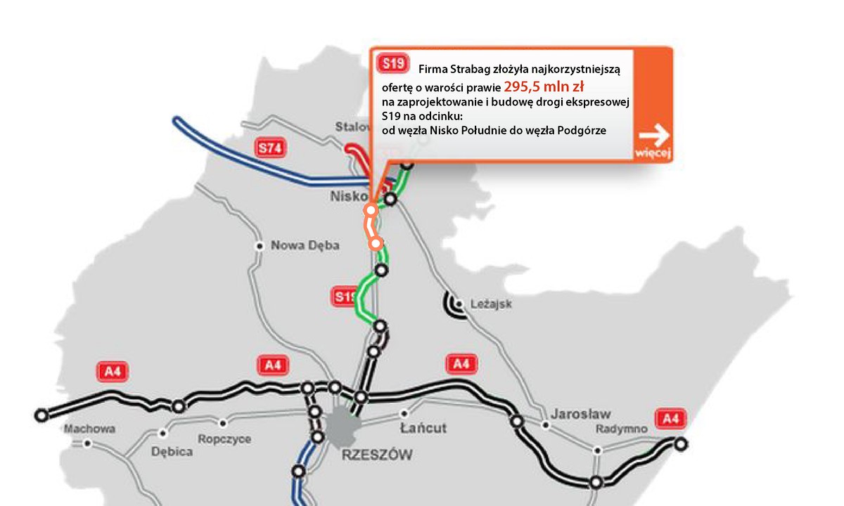 S19 - odcinek Nisko - Podgórze