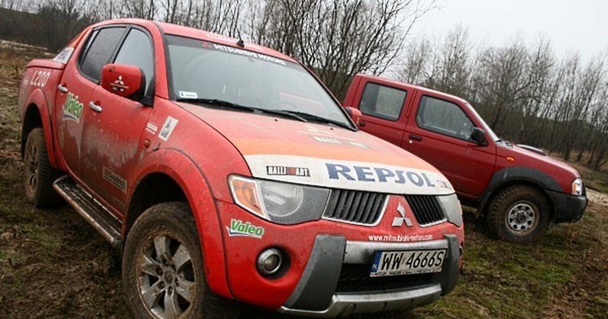 Mitsubishi L200 kontra Nissan NP300. Dla drwala i lansera