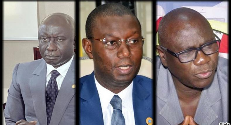 Idrissa Seck, Daouda Ndiaye et Jean Baptiste