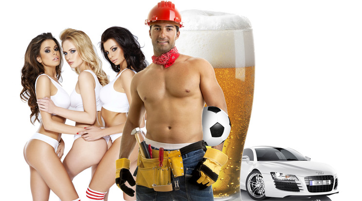 Tévedés, hogy
a férfiakat csak
a szex, a foci,
a kocsi és a sör érdekli/ Fotó: Shutterstock