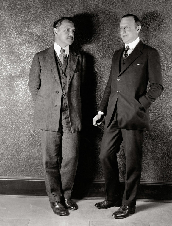 Jesse L. Lasky i William Somerset Maugham - 1926 r.