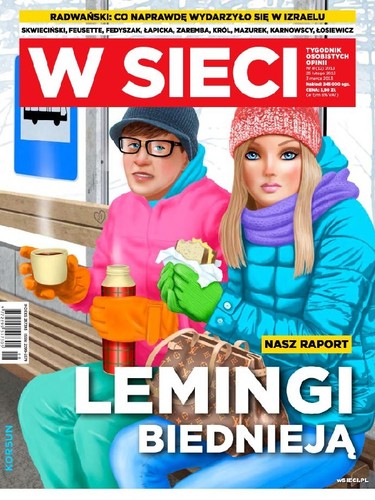 Okładka tygodnika 'W Sieci'