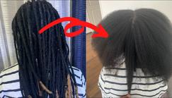 2 ways to undo your locs without losing your hair