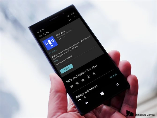 Aplikacje w Windows 10 Mobile otworzymy bezpośrednio z poziomu Sklepu Windows