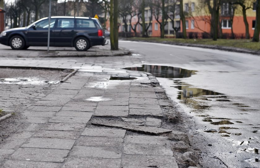 Chodniki w Łodzi wymagają remontu