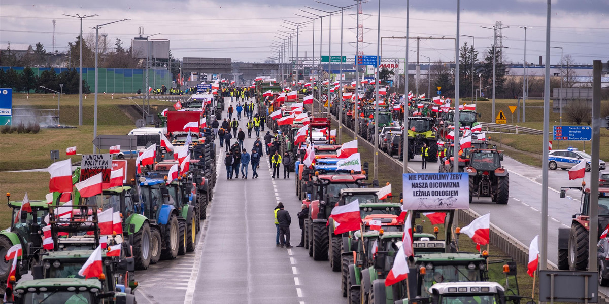 Protest rolników 20 marca w Lublinie. Prezydent miasta podjął ważną decyzję. Zdjęcie poglądowe.