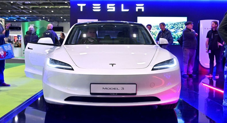 A Tesla Model 3.John Keeble/Getty Images