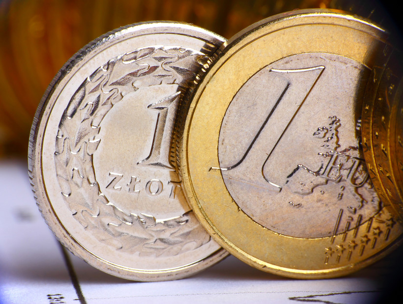 Złoty umocnił się wobec euro