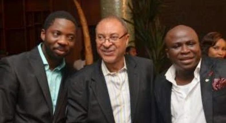 Seun Oloketuyi, CEO Best Of Nollywood, Pat Utomi and Gbenga Adeyinka 1st at the Talent Meets Class 2014