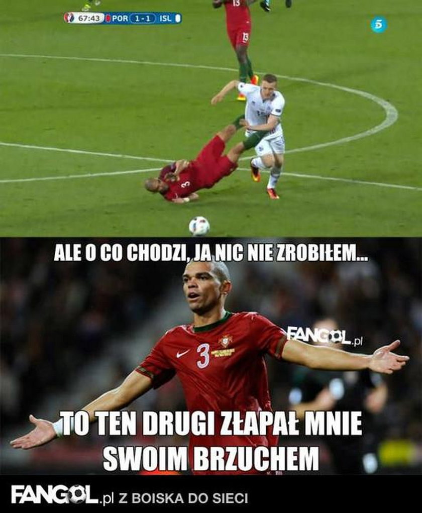 Cristiano Ronaldo nie dał rady Wikingom. MEMY