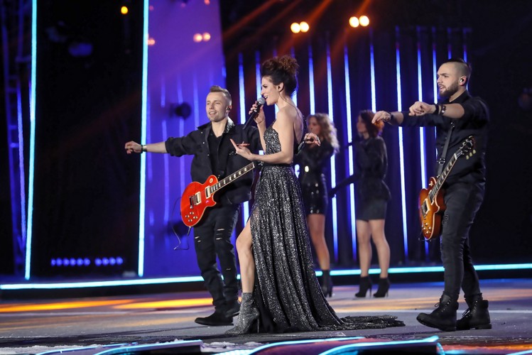 Sylwia Grzeszczak podczas Sylwestra z Dwójką w Zakopanem