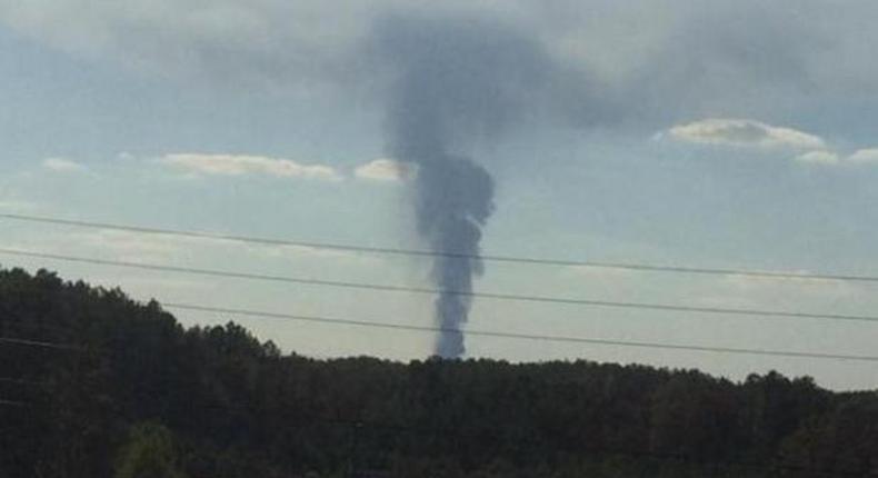 Gas pipeline explodes in Shelby county, Alabama