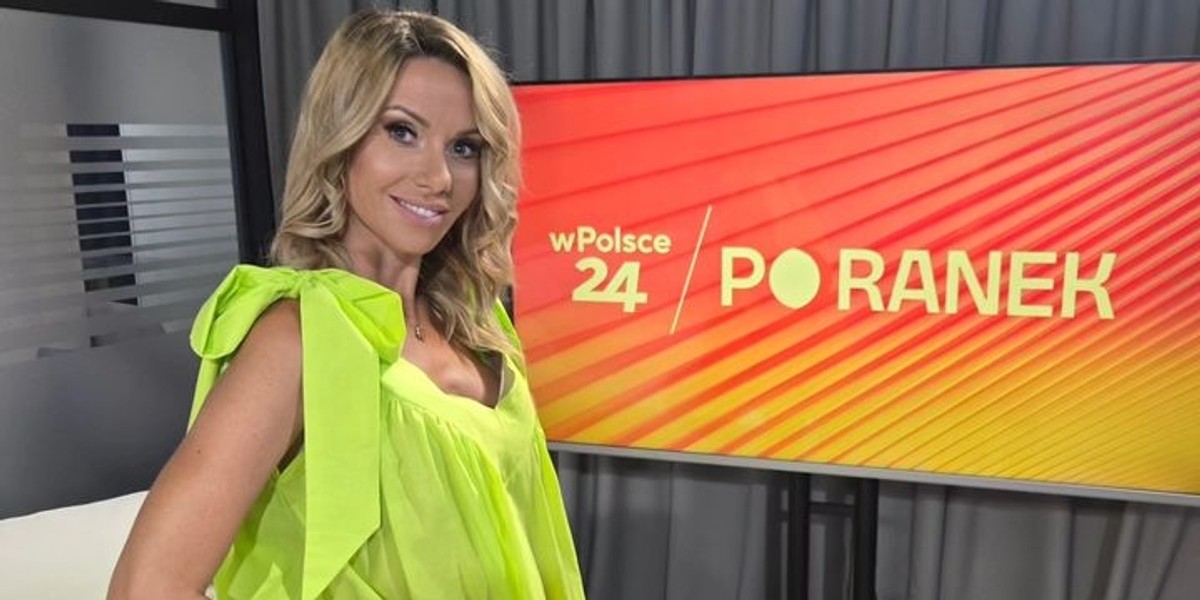 Małgorzata Opczowska tylko przez miesiąc prowadziła "Poranek" w telewizji wPolsce24.