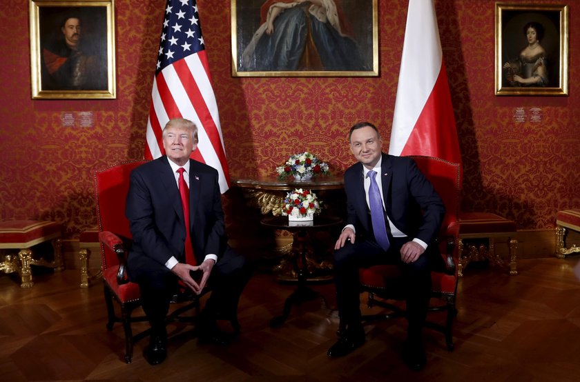 Andrzej Duda i Donald Trump