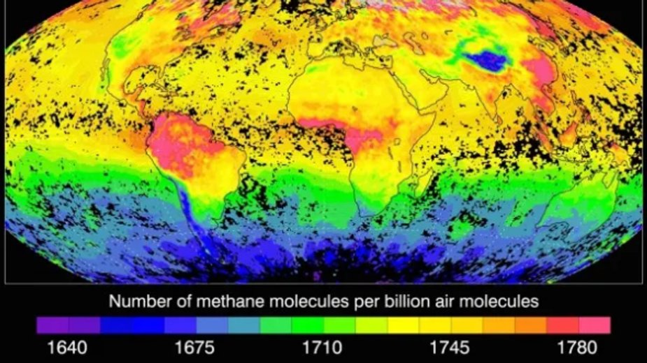Emisje metanu na świecie. Dane Europejskiej Agencji Kosmicznej dla Uniwersytetu Bremeńskiego