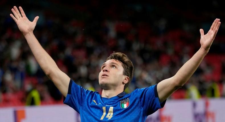 Federico Chiesa made the key breakthrough for Italy in extra-time at Wembley Creator: Frank Augstein