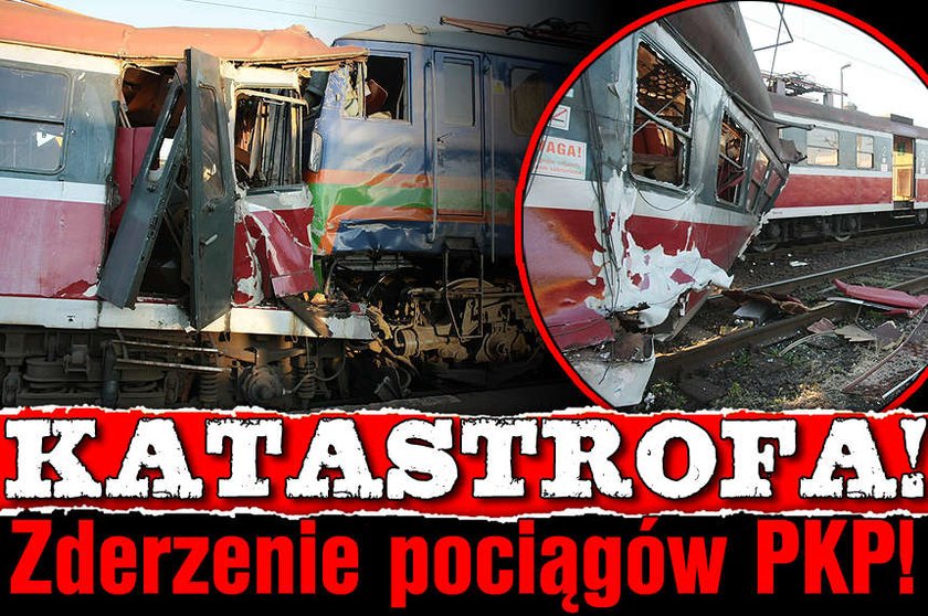 Zderzenie pociągów PKP!