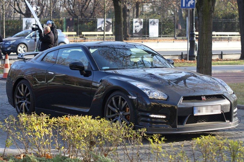 Joanna Mucha na spotkanie z premierem podjechała nissanem GT-R